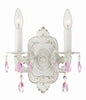 Crystorama - 5022-AW-RO-MWP - Two Light Wall Sconce - Paris Market - Antique White