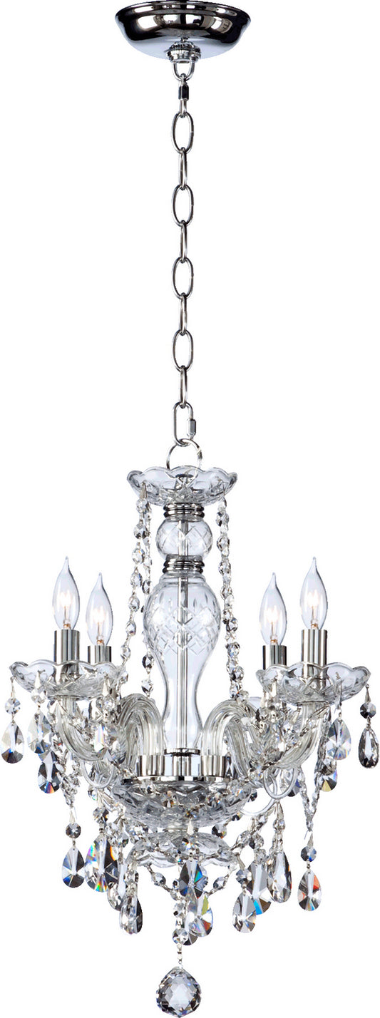 Quorum - 630-4-514 - Four Light Chandelier - Bohemian Katerina - Chrome