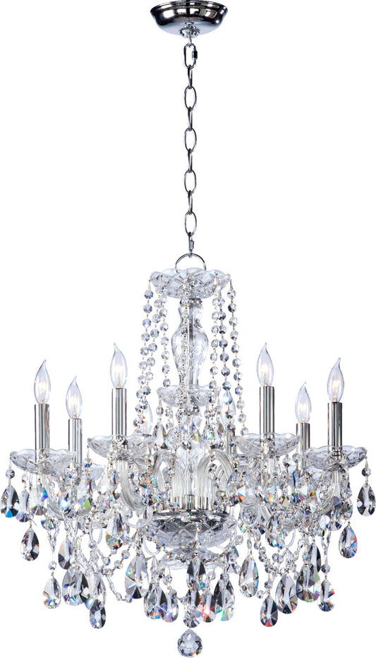 Quorum - 630-8-514 - Eight Light Chandelier - Bohemian Katerina - Chrome