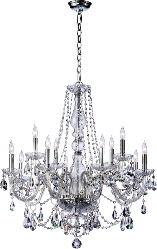 Quorum - 631-12-514 - 12 Light Chandelier - Bohemian Katerina - Chrome