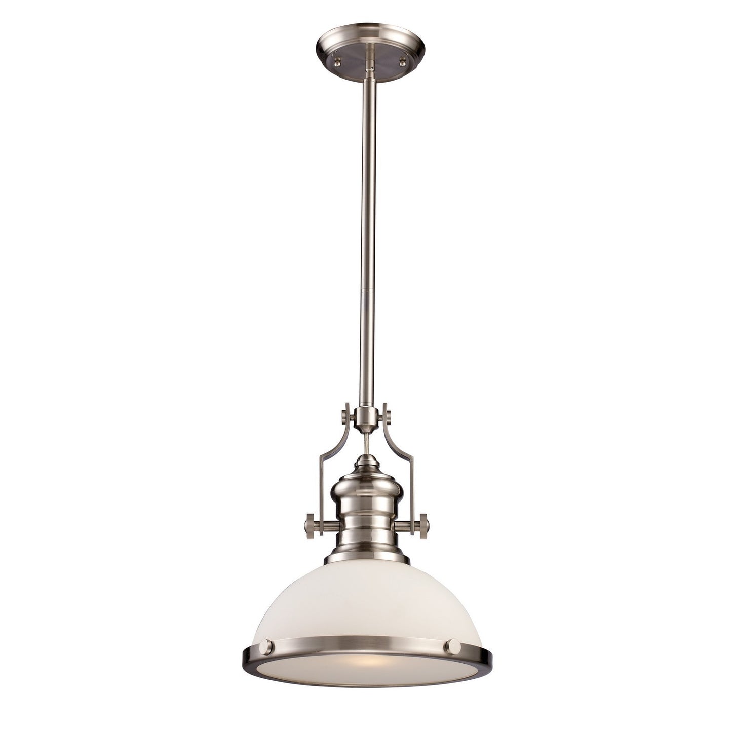 ELK Home - 66123-1 - One Light Pendant - Chadwick - Satin Nickel