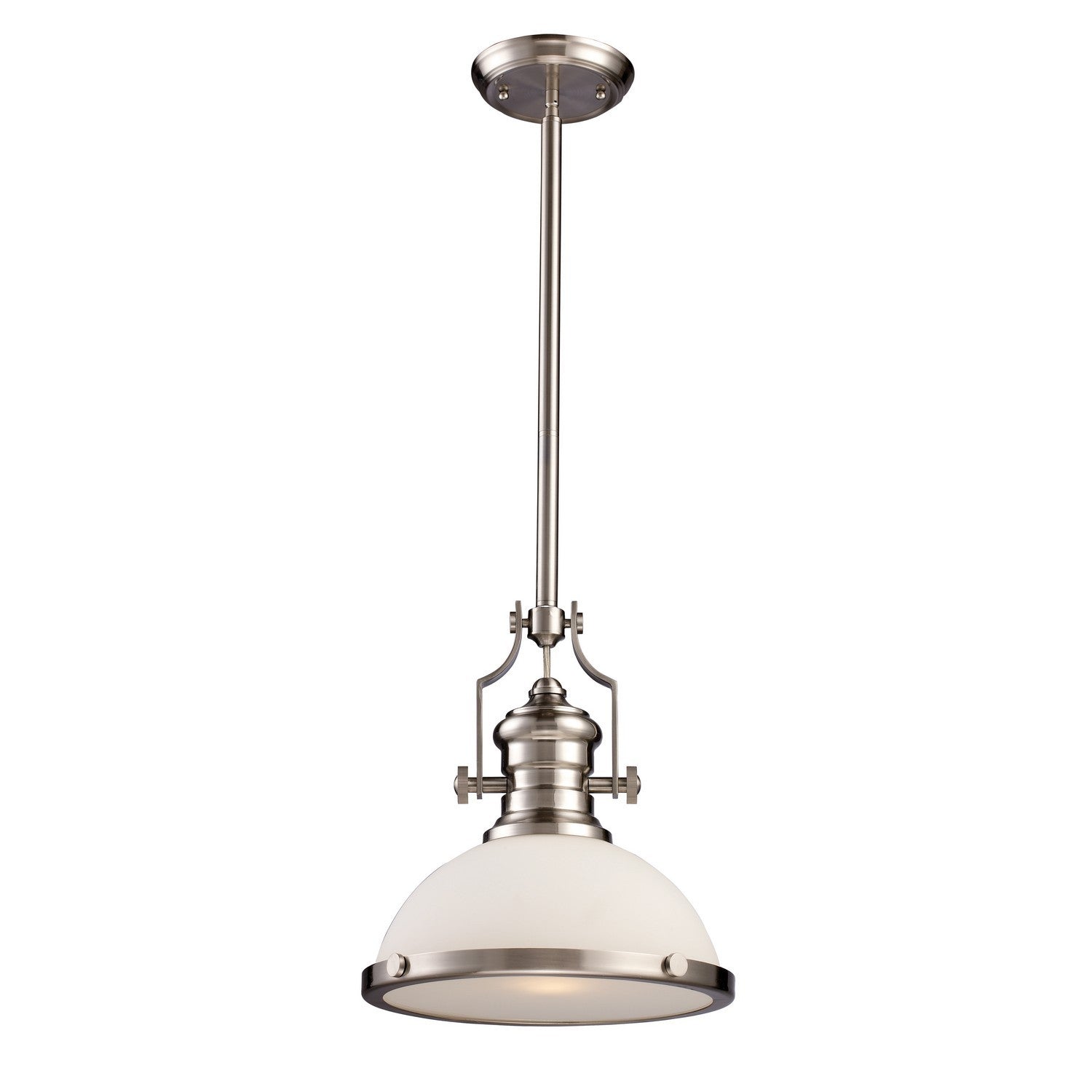 ELK Home - 66123-1 - One Light Pendant - Chadwick - Satin Nickel