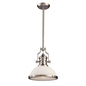 ELK Home - 66123-1 - One Light Pendant - Chadwick - Satin Nickel