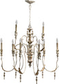 Quorum - 6006-9-70 - Nine Light Chandelier - Salento - Persian White