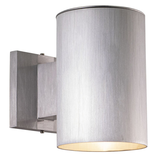 Vaxcel - CO-OWD050SL - One Light Outdoor Wall Mount - Chiasso - Satin Aluminum