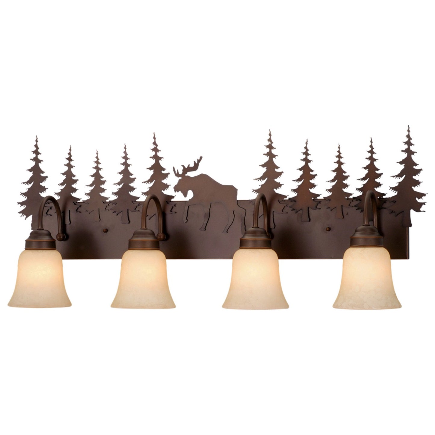 Vaxcel - VL55604BBZ - Four Light Vanity - Yellowstone - Burnished Bronze