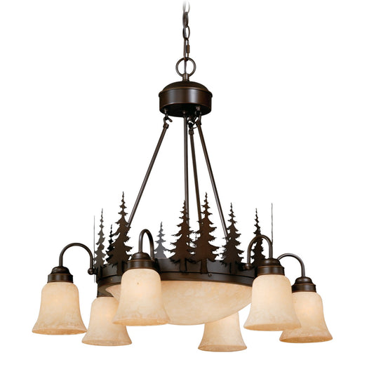 Vaxcel - CH55506BBZ - Nine Light Chandelier - Yosemite - Burnished Bronze