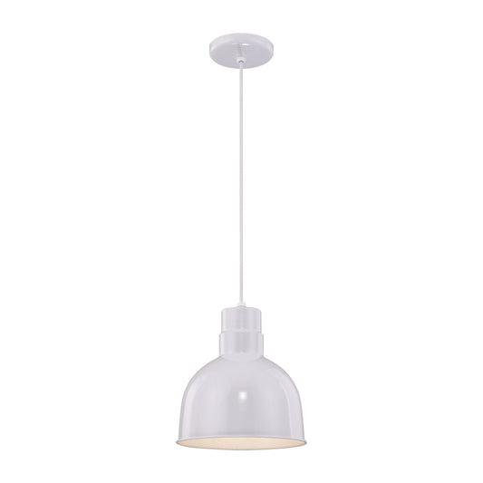 Millennium - RDBC10-WH - One Light Pendant - R Series - White