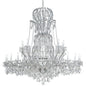 Crystorama - 4460-CH-CL-MWP - 37 Light Chandelier - Maria Theresa - Polished Chrome