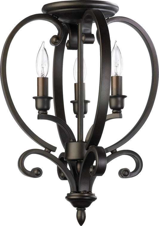 Quorum - 6754-3-86 - Three Light Dual Mount - Bryant - Oiled Bronze