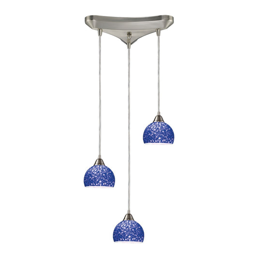 ELK Home - 10143/3PB - Three Light Pendant - Cira - Satin Nickel