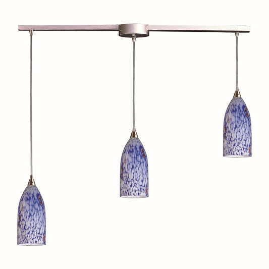 ELK Home - 502-3L-BL - Three Light Pendant - Verona - Satin Nickel
