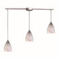 ELK Home - 527-3L-CR - Three Light Pendant - Pierra - Satin Nickel