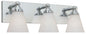 Designers Fountain - 6493-CH - Three Light Bath Bar - Hudson - Chrome