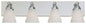 Designers Fountain - 6494-CH - Four Light Bath Bar - Hudson - Chrome