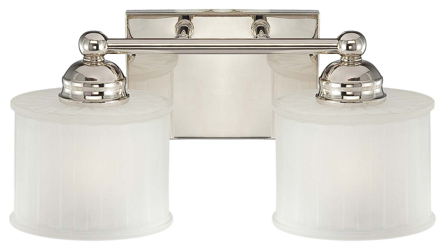 Minka-Lavery - 6732-1-613 - Two Light Bath - 1730 Series - Polished Nickel