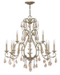 Hinkley - 4778SL - LED Foyer Chandelier - Carlton - Silver Leaf