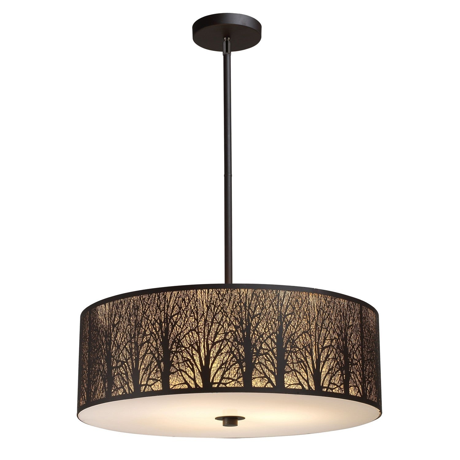 ELK Home - 31075/5 - Five Light Chandelier - Woodland Sunrise - Aged Bronze