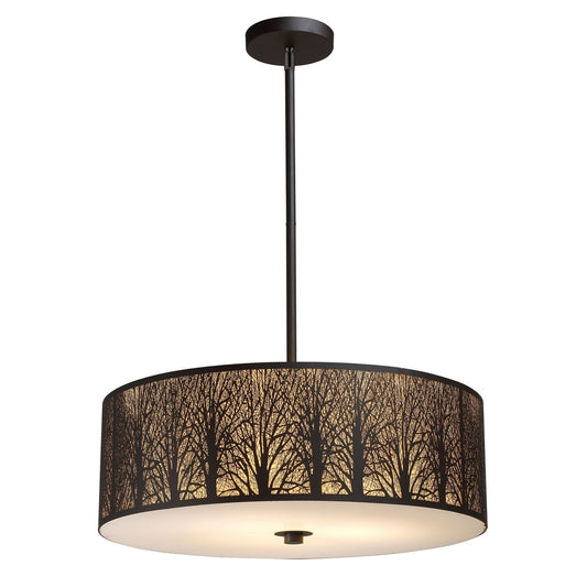 ELK Home - 31075/5 - Five Light Chandelier - Woodland Sunrise - Aged Bronze