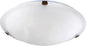 Quorum - 3000-16-86 - Three Light Ceiling Mount - 3000 Ceiling Mounts - Oiled Bronze