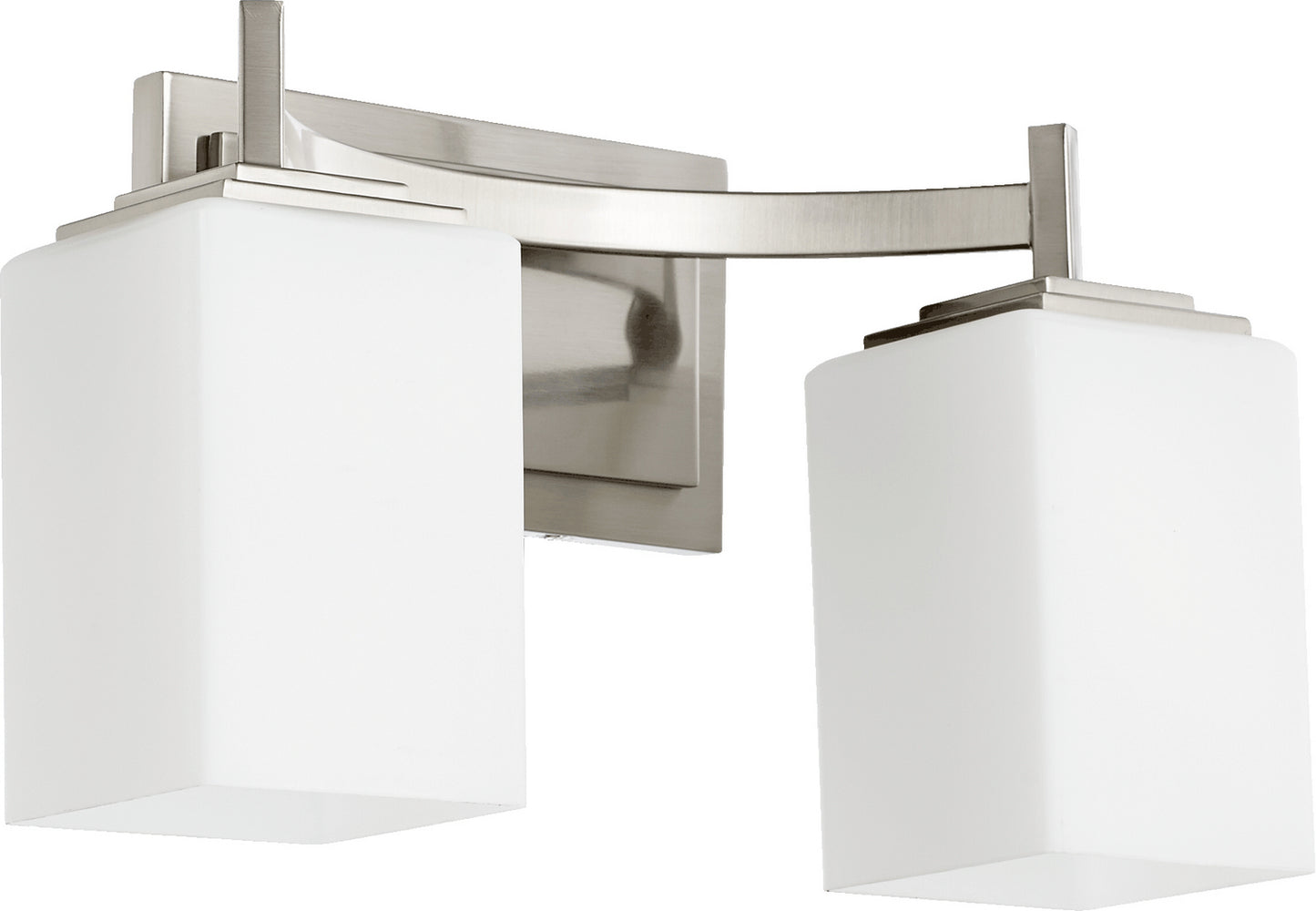 Quorum - 5084-2-65 - Two Light Vanity - Delta - Satin Nickel