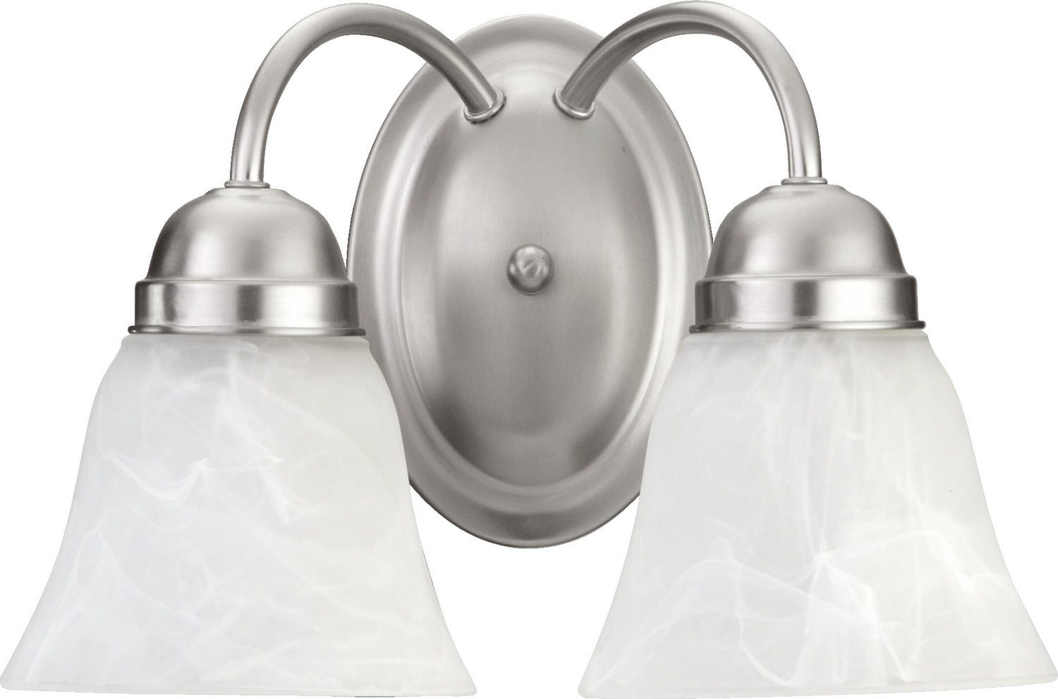 Quorum - 5403-2-65 - Two Light Wall Mount - 5403 Lighting Series - Satin Nickel