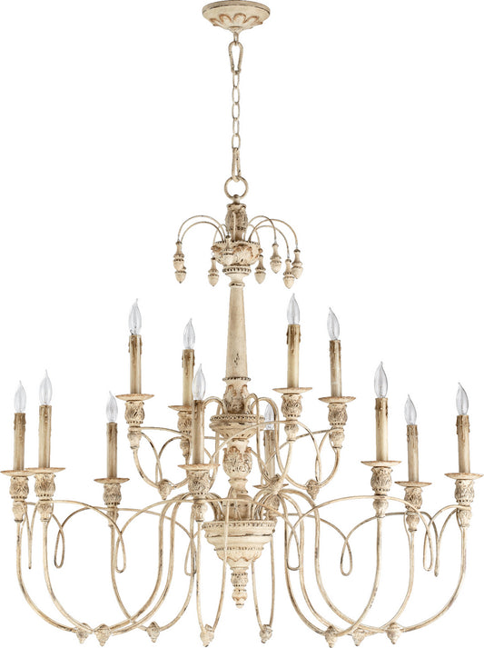 Quorum - 6106-12-70 - 12 Light Chandelier - Salento - Persian White