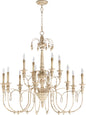 Quorum - 6106-12-70 - 12 Light Chandelier - Salento - Persian White