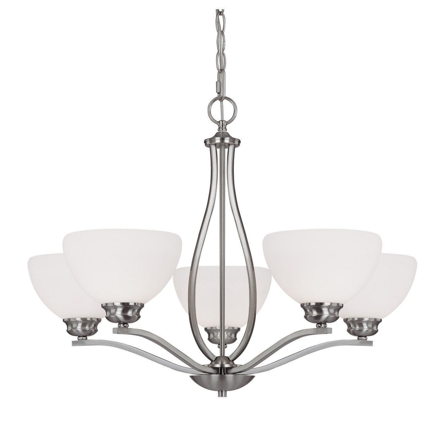 Capital Lighting - 4035BN-212 - Five Light Chandelier - Stanton - Brushed Nickel