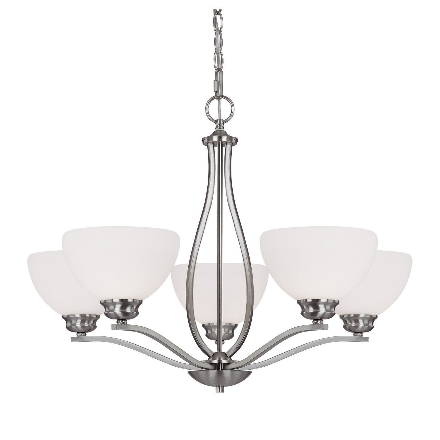 Capital Lighting - 4035BN-212 - Five Light Chandelier - Stanton - Brushed Nickel