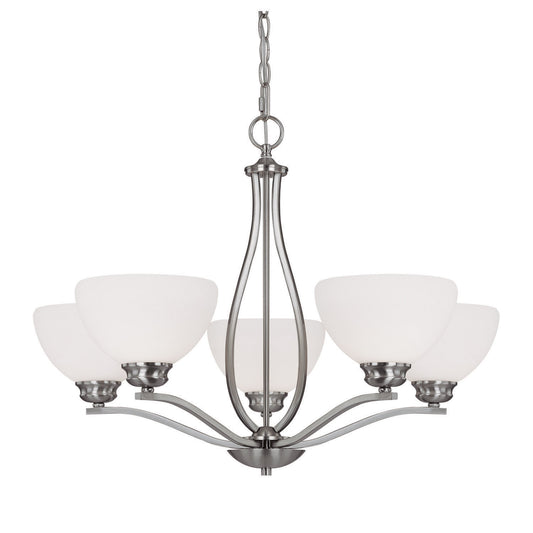 Capital Lighting - 4035BN-212 - Five Light Chandelier - Stanton - Brushed Nickel