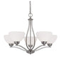 Capital Lighting - 4035BN-212 - Five Light Chandelier - Stanton - Brushed Nickel