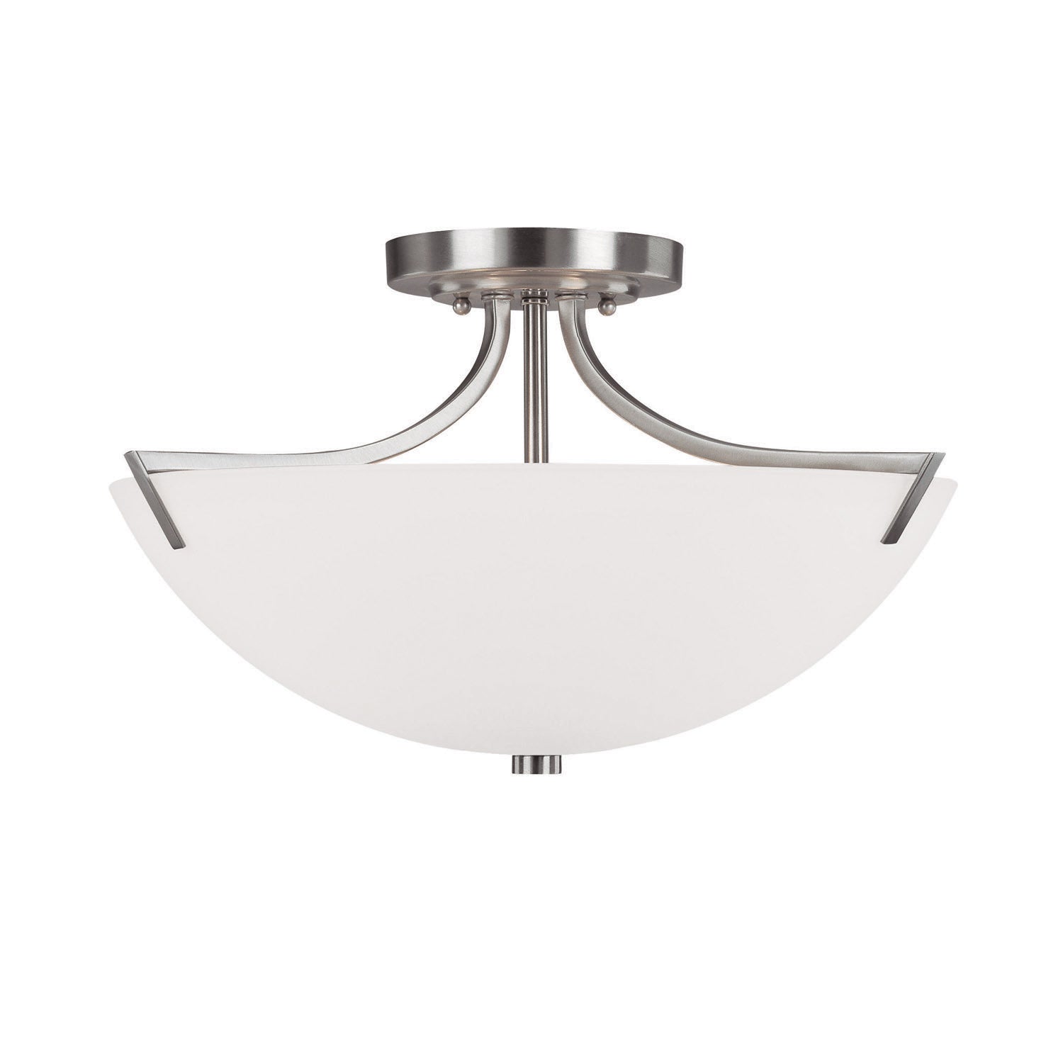 Capital Lighting - 4037BN - Three Light Semi-Flush Mount - Stanton - Brushed Nickel