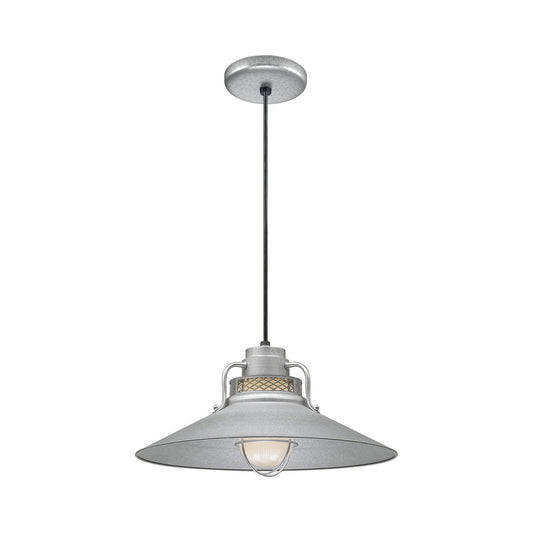 Millennium - RRRC18-GA - One Light Pendant - R Series - Galvanized