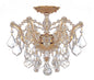 Crystorama - 4430-GD-CL-MWP - Three Light Semi Flush Mount - Maria Theresa - Gold