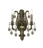 Crystorama - 5563-AB-GT-S - Two Light Wall Sconce - Dawson - Antique Brass