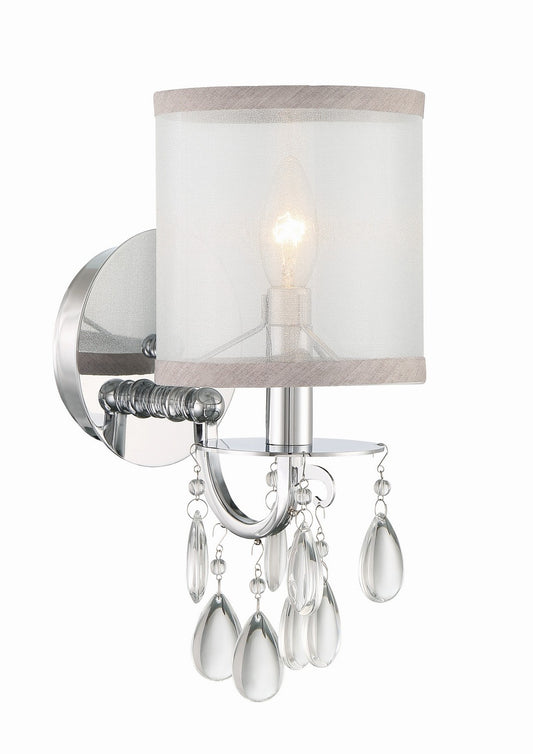 Crystorama - 5621-CH - One Light Wall Sconce - Hampton - Polished Chrome