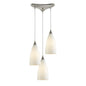 ELK Home - 2580/3 - Three Light Pendant - Vesta - Satin Nickel