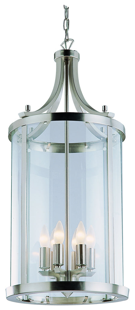 DVI Lighting - DVP4411SN - Three Light Foyer Pendant - Niagara - Satin Nickel