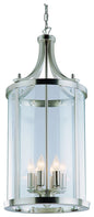 DVI Lighting - DVP4411SN - Three Light Foyer Pendant - Niagara - Satin Nickel