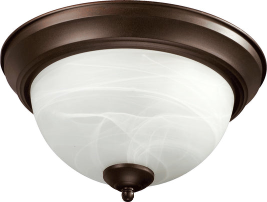 Quorum - 3066-15-86 - Three Light Ceiling Mount - 3066 Ceiling Mounts - Oiled Bronze