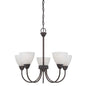 ELK Home - 190006763 - Five Light Chandelier - Tia - Painted Bronze