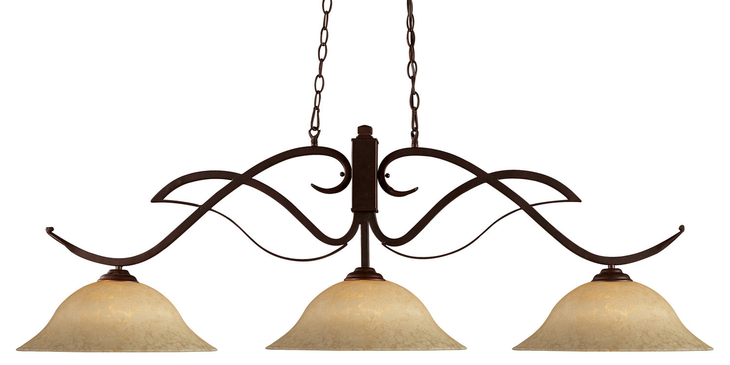 Z-Lite - 126BRZ-GM16 - Three Light Billiard - Phoenix - Bronze