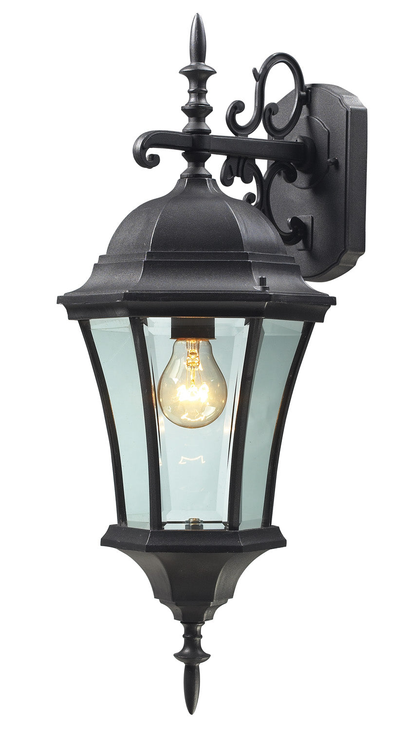 Z-Lite - 522M-BK - One Light Outdoor Wall Mount - Wakefield - Black