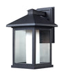 Z-Lite - 523B - One Light Outdoor Wall Mount - Mesa - Black