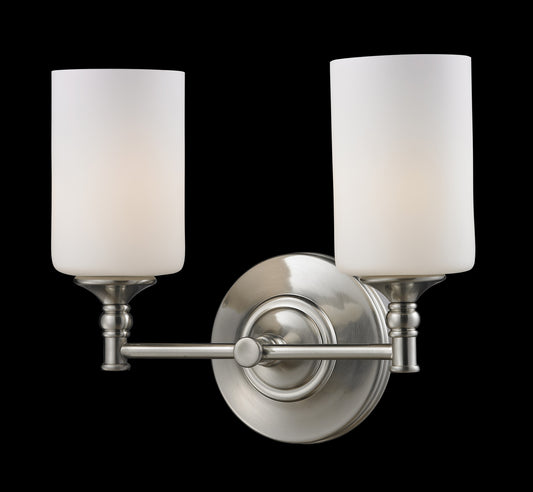 Z-Lite - 2102-2V - Two Light Vanity - Cannondale - Brushed Nickel