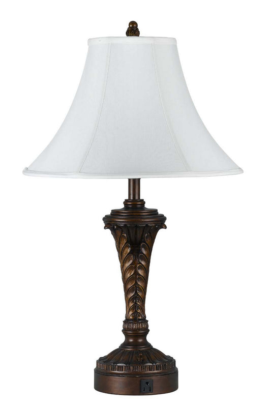 Cal Lighting - LA-60004TB-1 - One Light Table Lamp - HOTEL - Antique Walnut