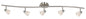 Cal Lighting - SL-954-5-BS/WH - Five Light Pendant - Serpentine - Brushed Steel