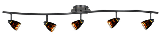 Cal Lighting - SL-954-5-DBBRNS - Five Light Pendant - Serpentine - Dark Bronze