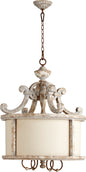 Quorum - 8052-4-56 - Four Light Pendant - La Maison - Manchester Grey w/ Rust Accents